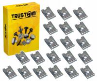 20X пластина монтажная шпилька под винт 4,8 для защита колесной арки бампер пластина