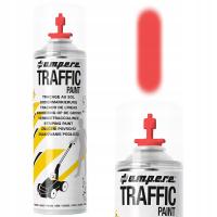 Красная дорожная маркировочная краска TRAFFIC 500ml