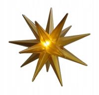 Gwiazda LED biała 10, 16 promieni, Ø 10 cm