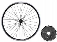 KOŁO ROWEROWE 28 CALI TYLNE KASETA SHIMANO 8-RZĘDOWA V-BRAKE TARCZA
