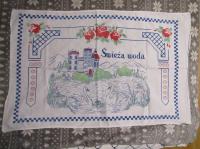 c MAKATKA KUCHENNA DRUKOWANA ŚWIEŻA WODA