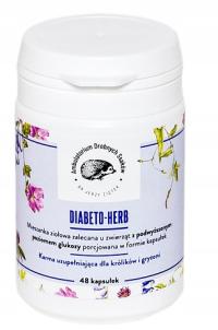 Dr Ziętek Diabeto-herb 48 kaps. - na cukrzycę królików i gryzoni
