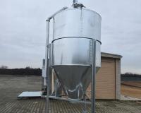 Silos zbiornik paszowy 23,27 m³ lejowy dowóz HDS gotowy cały 15 Ton