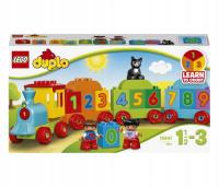 LEGO 10847 Duplo Pociąg z cyferkami Nauka liczenia Cyfry Liczby Od Roczku