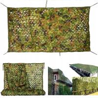 Двухслойная камуфляжная сетка военный сад камуфляж 1,5x10 м затенение