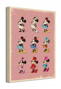 Obraz płótno Disney Myszka Minnie Ewolucja 40x50cm
