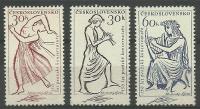 Czechosłowacja 1961 Mi 1265-1267 Czyste **