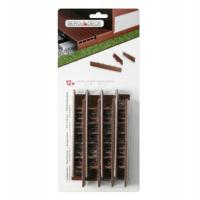 Zaślepka do deski kompozytowej teak - 12 sztuk do tarasu i balkonu