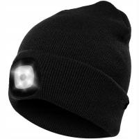 Зимняя шапка-бини со светодиодным фонариком USB Universal B