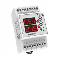 REGULATOR TEMPERATURY 2-kanalowy od -50 do +125 DigiTOP TK-6 TERMOSTAT