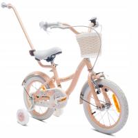 14-дюймовый цветочный абрикосовый велосипед для девочек