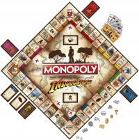 Gra planszowa edycja filmowa Monopoly Indiana Jones Hasbro podróże rodzinna