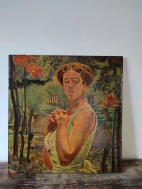 Malczewski Jacek Kobieta na tle gaju.