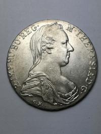 Talar Maria Teresa 1780 nowe bicie p.N152 srebro