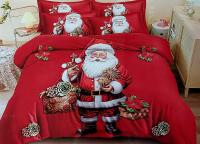Pościel świąteczna 140x200 cm 4 Częściowa z prześcieradłem wzór 31