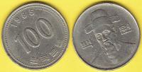 KOREA 100 WON 1985 r.