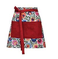 Zapaska kelnerska kucharska gastronomiczna krótka łowicki jasny bawełna