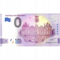 Banknot 0 Euro 2022 ( Francja ) - Zamek w Cheverny