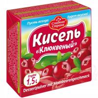 Кисель сухой клюква 225г Макс