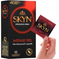 Презервативы Skyn INTENSE FEEL с язычками 10 шт. Стимулирующий без латекса