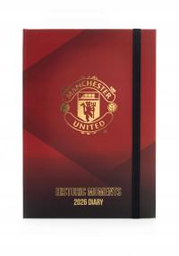 Kalendarz książkowy 2026 Manchester United FC A5 Kalendarze Tygodniowy