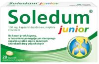 Soledum Junior lek na kaszel 100 mg 20 kapsułek