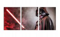 Настенная картина Звездные войны Лорд Вейдер Люк премиум триптих 70x150 см