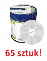 Płyta DVD MediaRange DVD-R 4,7 GB 65 sztuk MR442
