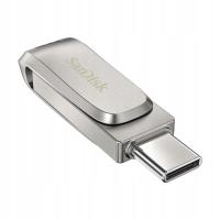 Metalowy Pendrive SANDISK Dual Drive Luxe 32GB USB-C i USB-A do Telefonu