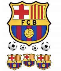 Naprasowanka Aplikacja Termo Naklejka Na Odzież fc barcelona klub logo