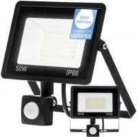 Галогенная светодиодная Прожекторная лампа 50 Вт с датчиком движения