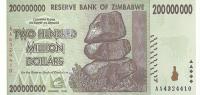 Zimbabwe - 200 000 000 Dollars - 2008 - P81 - St.1