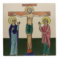 Плитка керамика икона Иисус Христос распят