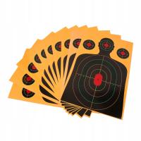 10 sztuk 12x18 cali Tarcze strzeleckie Papierowe cele strzeleckie 7F
