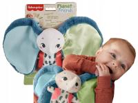 FISHER PRICE MOJA PIERWSZA PRZYTULANKA słonik sensoryczny dla maluszka +3 m