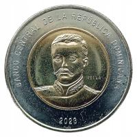 DOMINIKANA 10 PESOS 2023 MELLA - BIMETAL MENNICZA