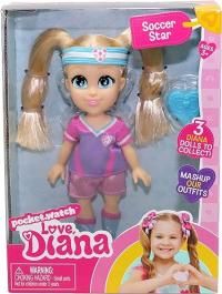 Love Diana 15cm Doll - Soccer Star Gwiazda piłki nożnej