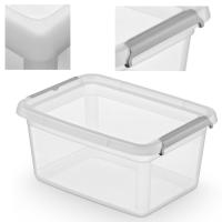 Pojemnik plastikowy z pokrywą na klips 15L