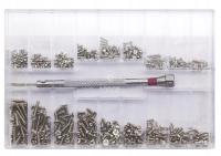 500 шт. набор мини маленькие винты разных размеров 1 мм до 2 мм Отвертка