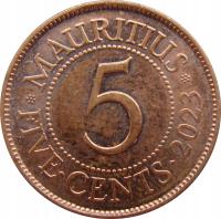 6079. Mauritius 5 Centów 2023