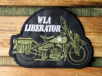 WLA LIBERATOR WLC HD Motocykl Naszywka Haftowana