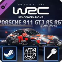 WRC Generations Porsche 911 GT3 RS RGT Extra liveries Steam Klucz Global