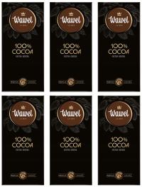 Czekolada Gorzka Tabliczka Ekstra Gorzka 100% cocoa Wawel pakiet 6 sztuk