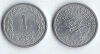 AFRYKA RÓWNIKOWA I KAMERUN 1971 1 FRANC