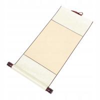PAPIER RYŻOWY ZWÓJ PAPIER DO KALIGRAFII DIY ZWÓJ PAPIEROWY PUSTY WISZĄCY ZWÓJ
