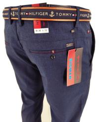 Мужские формальные брюки темно-синий W41 108-112 см большой