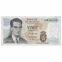 Banknot, Belgia, 20 Francs, 1964, 1964-06-15, KM:1