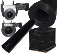 FOLIA STRETCH 2kg STRECZ CZARNY ROLKA MOCNA KRYJĄCA bez gilzy 2kg NETTO