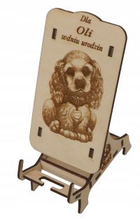 Podstawka stojak na telefon - nadruk, grawer, imię