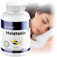 MELATONINA 200 tab Zdrowy Spokojny GŁĘBOKI SEN Vege REGENERACJA | INSPORT
